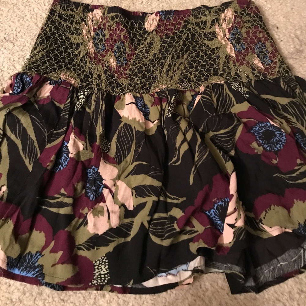 Free people floral skirt